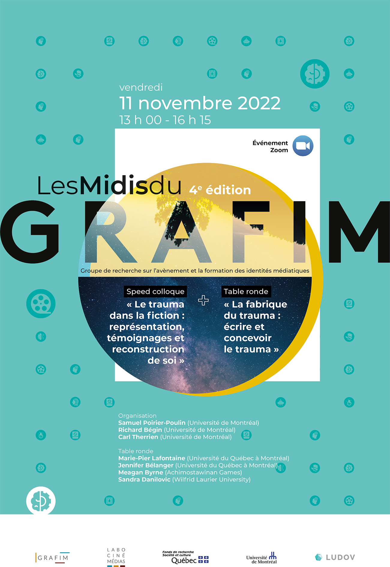You are currently viewing 11/11/2022 - Les Midis du GRAFIM - Penser le trauma dans les oeuvres de fiction
