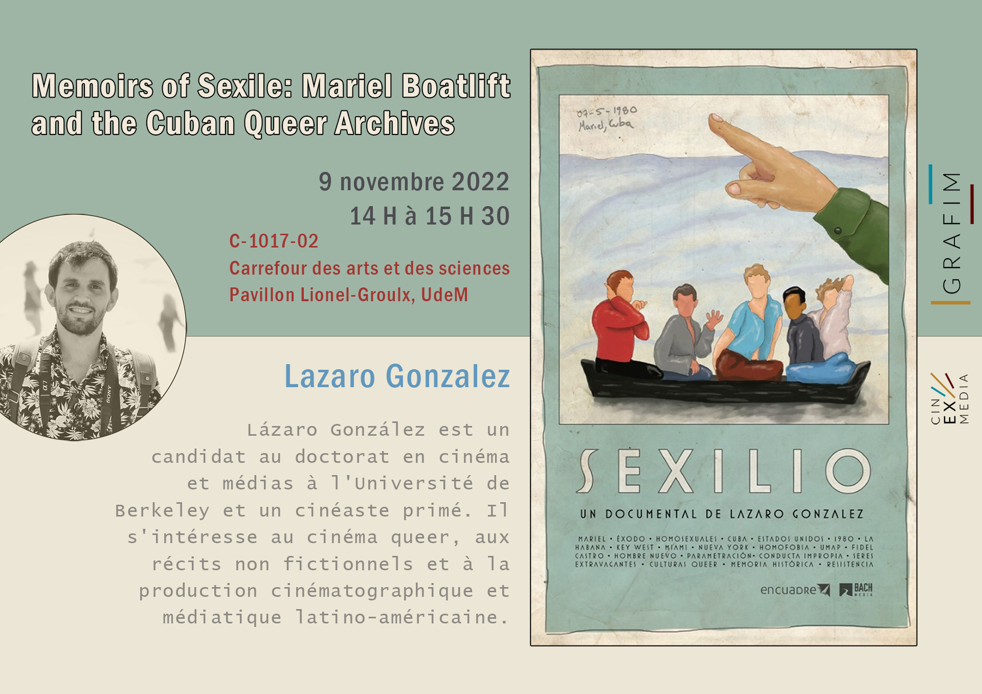 Read more about the article 09/11/2022 - Conférence - Lazaro Gonzalez