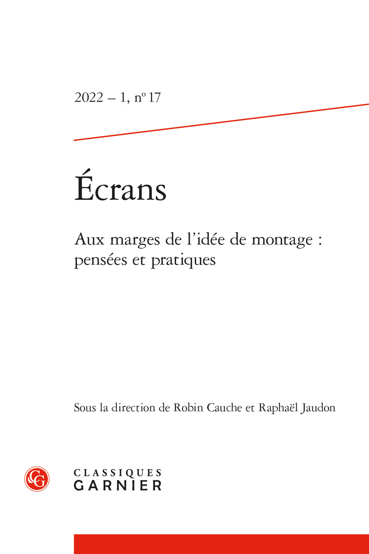 Read more about the article Aux marges de ­l’idée de montage : pensées et pratiques - Revue Écrans
