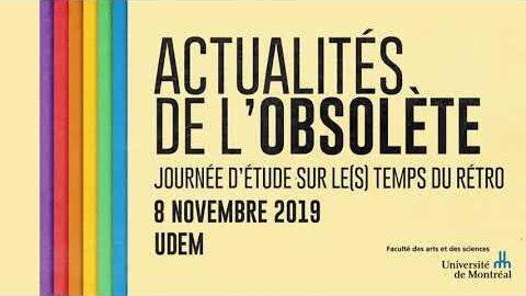 Read more about the article Vidéo de la journée d’étude "Actualités de l’obsolète"