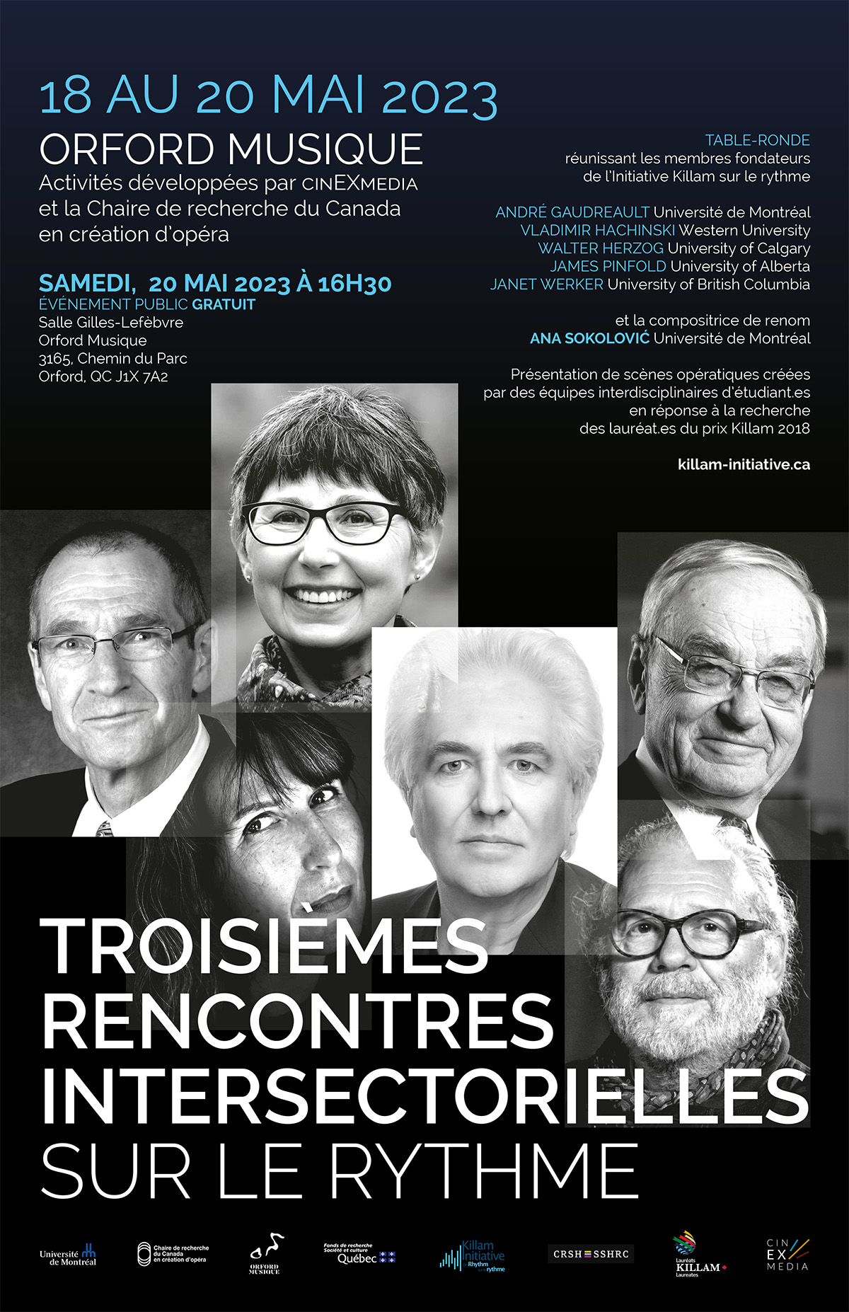 You are currently viewing May 20th event at Orford Musique : "Third intersectorial meeting on rhythm"