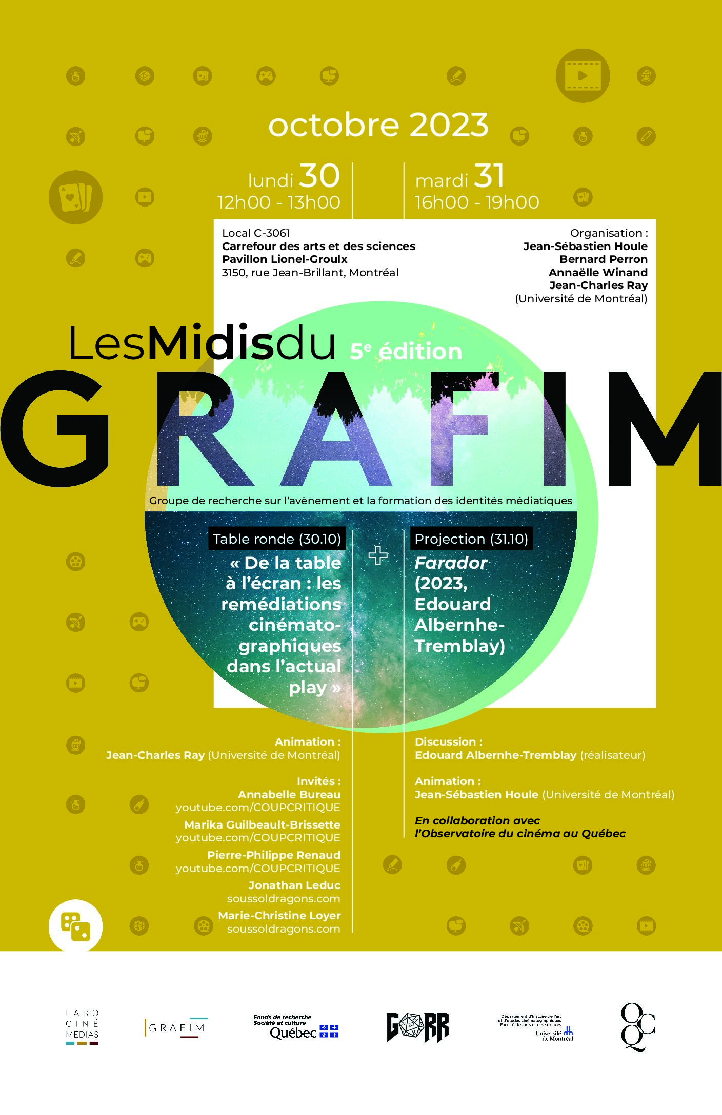 You are currently viewing Midis du GRAFIM - 5e édition