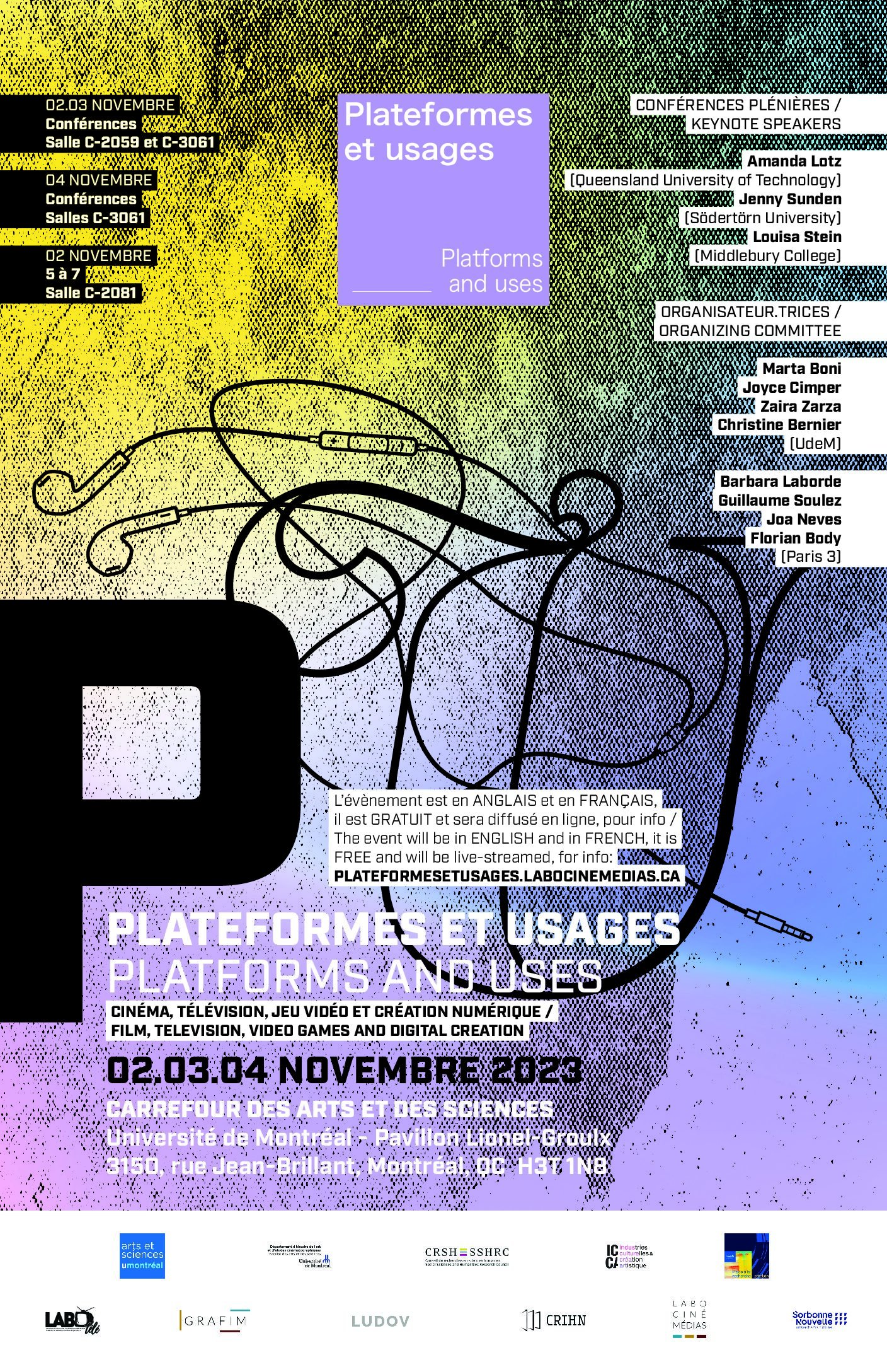 Read more about the article International symposium “Platforms and uses. Film, Television, Video games, and Digital Creation”
